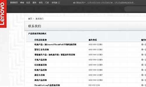 联想电脑客服电话_联想电脑客服电话24小